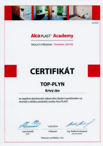  Certifikáty