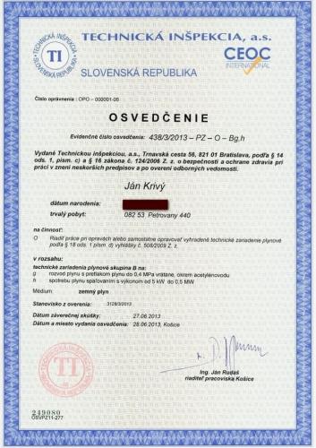 Certifikáty Certifikáty