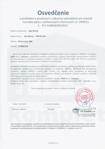 Certifikáty Certifikáty