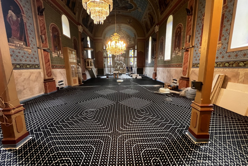 Kúrenie / Podlahové vykurovanie - foto Kúrenie / Podlahové vykurovanie - foto