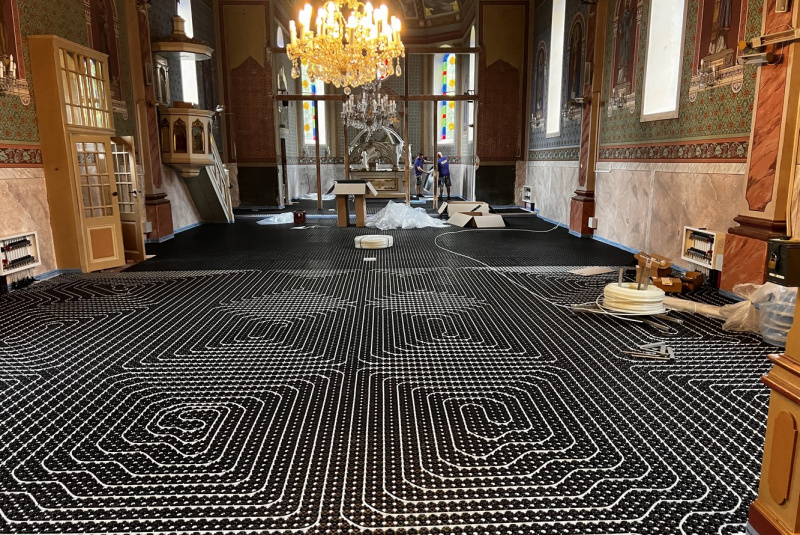  Kúrenie / Podlahové vykurovanie - foto