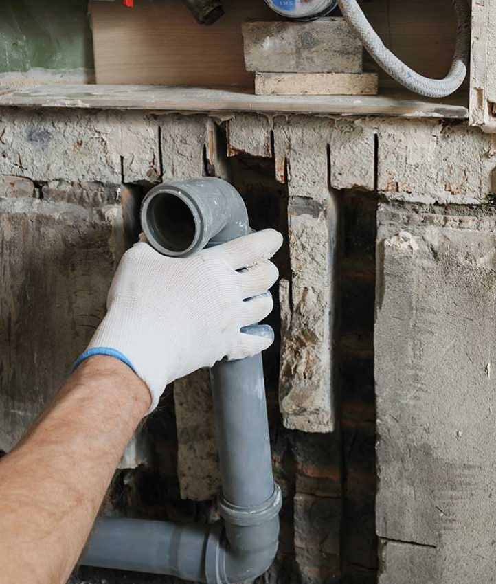 Kanalizácia (HT/PVC, revízie)